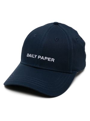 Daily Paper logo-embroidered baseball cap - Blue