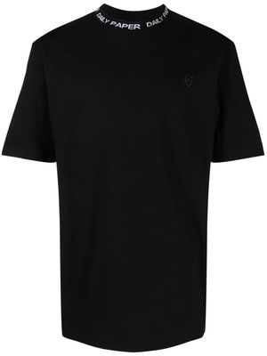 Daily Paper logo-intarsia T-shirt - Black