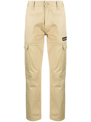 Daily Paper logo-patch cargo trousers - Neutrals