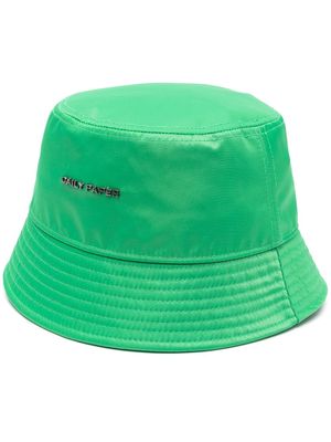 Daily Paper logo-plaque padded bucket hat - Green