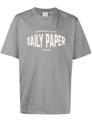 Daily Paper logo-print cotton T-shirt - Grey