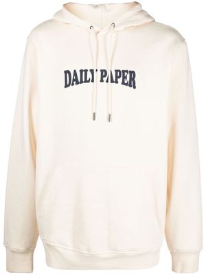 Daily Paper logo-print long-sleeve hoodie - Neutrals