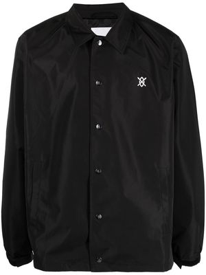 Daily Paper logo-print shirt jacket - Black