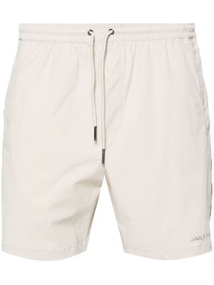 Daily Paper Mehani logo-tape track shorts - Grey