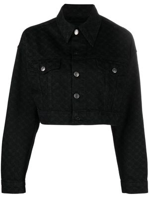 Daily Paper Nily cropped denim jacket - Black