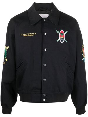Daily Paper patch-detail shirt jacket - Black