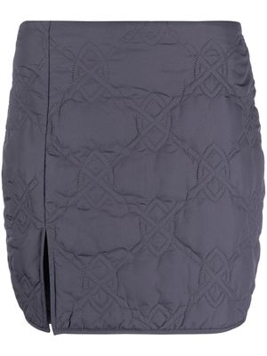 Daily Paper Philipa quilted miniskirt - Grey