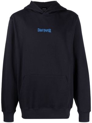 Daily Paper Rami logo-print cotton hoodie - Blue