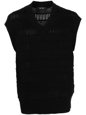 Daily Paper Rashidi perforated vest - Black