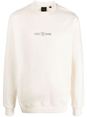 Daily Paper Raysan logo-print sweatshirt - Neutrals