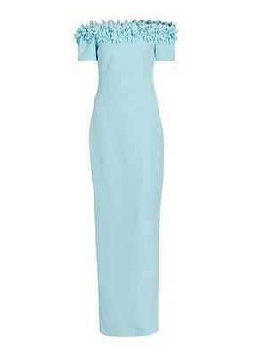 Daisy Off-The-Shoulder Sheath Gown