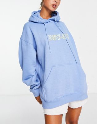 Daisy Street Active hoodie in blue