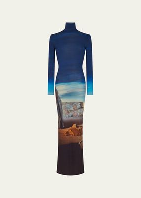 Dali Rock Printed Maxi Dress