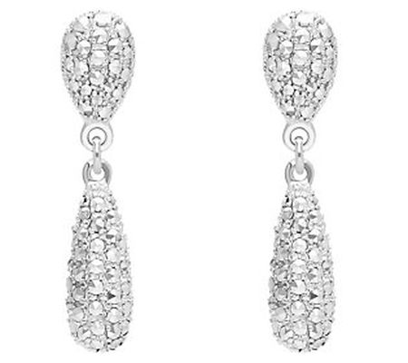 Dallas Prince Designs Sterling Chrome Marcasite Earrings