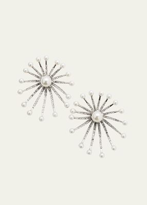 Dalva Star Earrings with Crystals