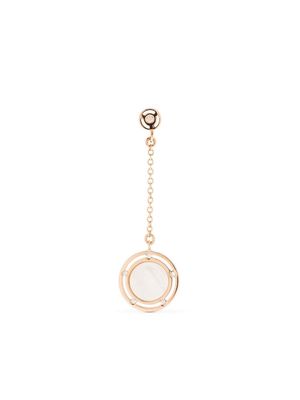 Damiani 18kt rose gold D.Side diamond drop earrings - Pink