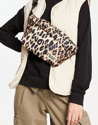 Damson Madder polyester fanny pack in leopard print-Multi
