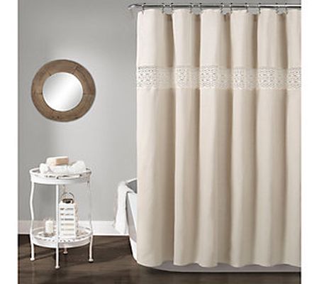 Dana Lace 72" x 72" Shower Curtain by Lush Deco r