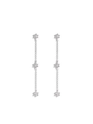 Dana Rebecca Designs 14kt white gold Ava Bea diamond drop earrings - Silver