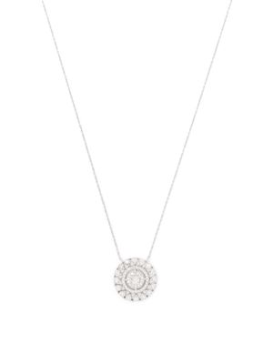 Dana Rebecca Designs 14kt white gold Ava Bea diamond medallion necklace - Silver
