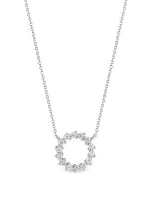 Dana Rebecca Designs 14kt white gold Vivian Lily diamond pendant necklace - Silver