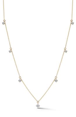Dana Rebecca Designs Ava Bea Diamond Charm Necklace in Yellow Gold