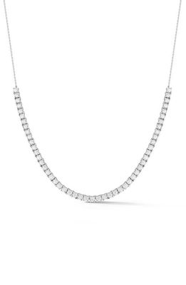 Dana Rebecca Designs Ava Bea Diamond Frontal Tennis Necklace in White Gold