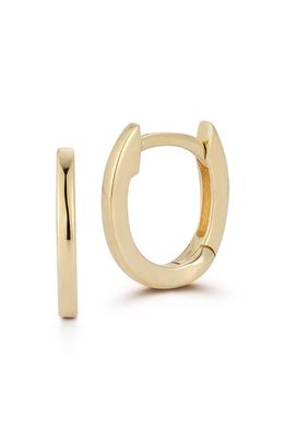 Dana Rebecca Designs DRD Medium Huggie Hoop Earrings in Yellow Gold 