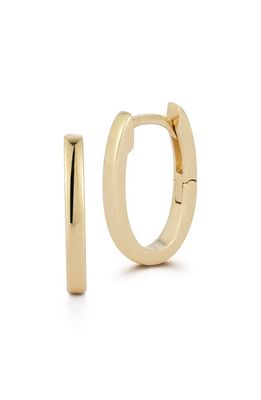 Dana Rebecca Designs Huggie Hoop Earrings in Yellow Gold 