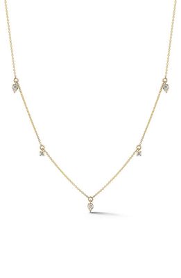 Dana Rebecca Designs Sophia Ryan Diamond Charm Necklace in Yellow Gold