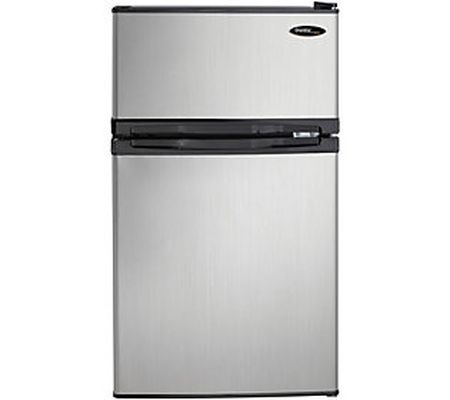 Danby Designer 3.1 Cubic Foot Dual-Door Refrige rator & Freezer