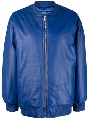 DANCASSAB Cosmo leather jacket - Blue