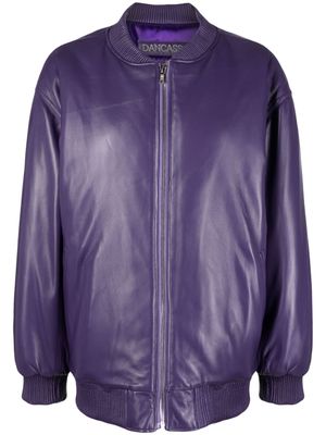 DANCASSAB Cosmo leather jacket - Purple