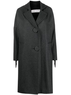 DANCASSAB Lissy fringed wool coat - Grey
