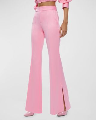 Danette Mid-Rise Flare Trousers