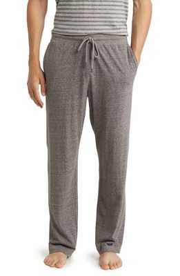 Daniel Buchler Heathered Recycled Cotton Blend Pajama Pants in Dark Grey