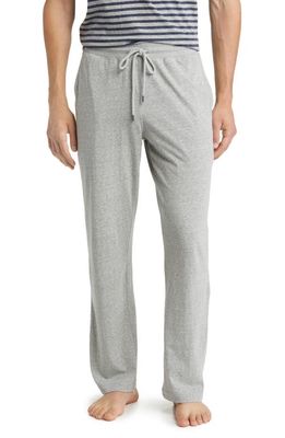 Daniel Buchler Heathered Recycled Cotton Blend Pajama Pants in Light Grey