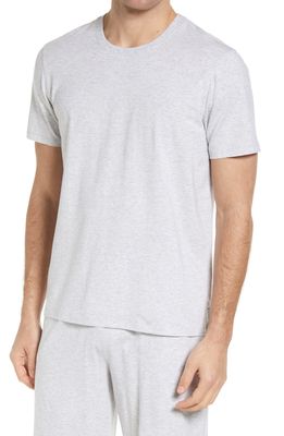 Daniel Buchler Stretch Cotton & Modal Pajama T-Shirt in Grey Heather