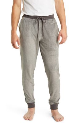 Daniel Buchler Velour Lounge Pants in Dark Grey