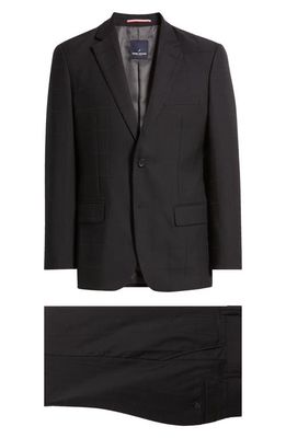 DANIEL HECHTER Norris Black Windowpane Wool Suit