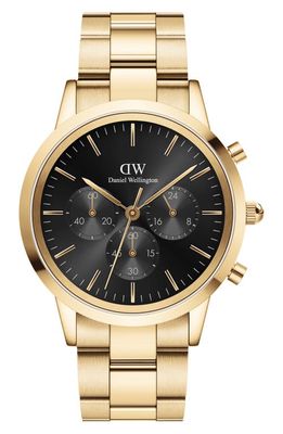 Daniel Wellington Iconic Link Chronograph Bracelet Watch