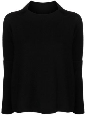Daniela Gregis boat-neck wool knitted jumper - Black