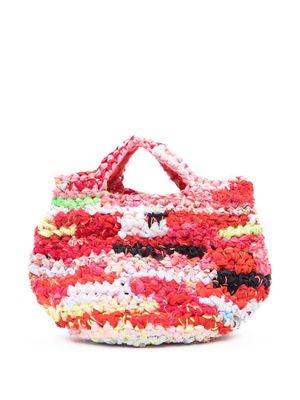 Daniela Gregis crochet tote bag - Red