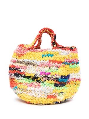 Daniela Gregis crochet tote bag - Yellow