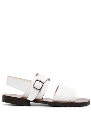 Daniela Gregis double-strap calf-leather sandals - White