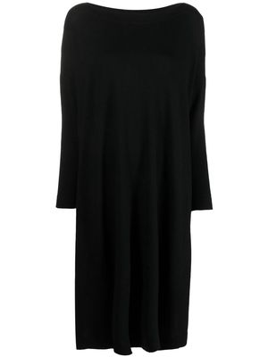 Daniela Gregis flared knitted dress - Black