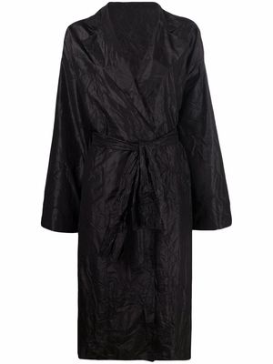 Daniela Gregis oversized midi coat - Black
