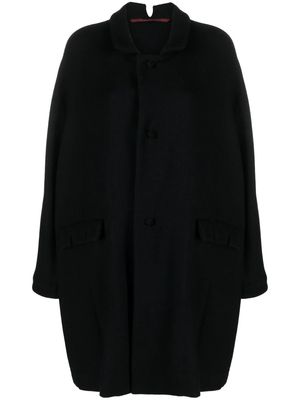 Daniela Gregis oversized wool coat - Black