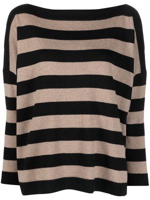 Daniela Gregis striped wool jumper - Black