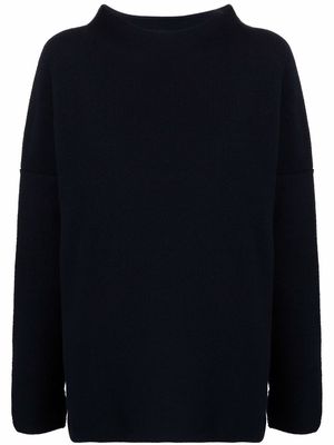 DANIELA GREGIS wool mock-neck sweater - Blue